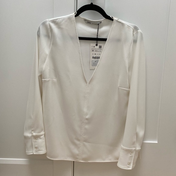 Zara V-Neck Blouse | M - Picture 1 of 1